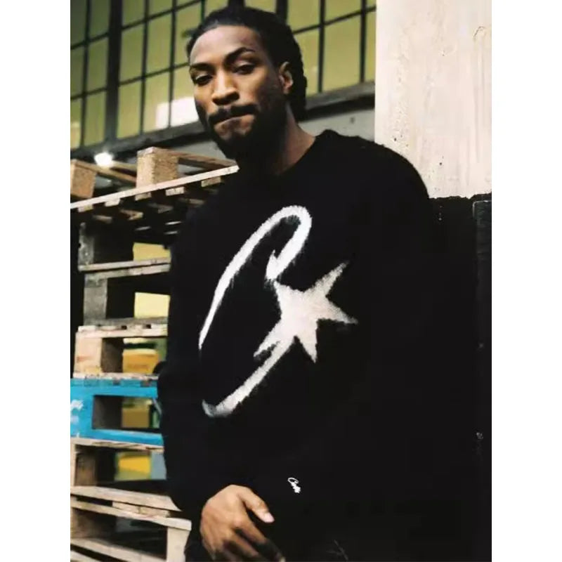 Graphic Knit Sweater