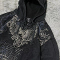 Goth Print Zip-Up