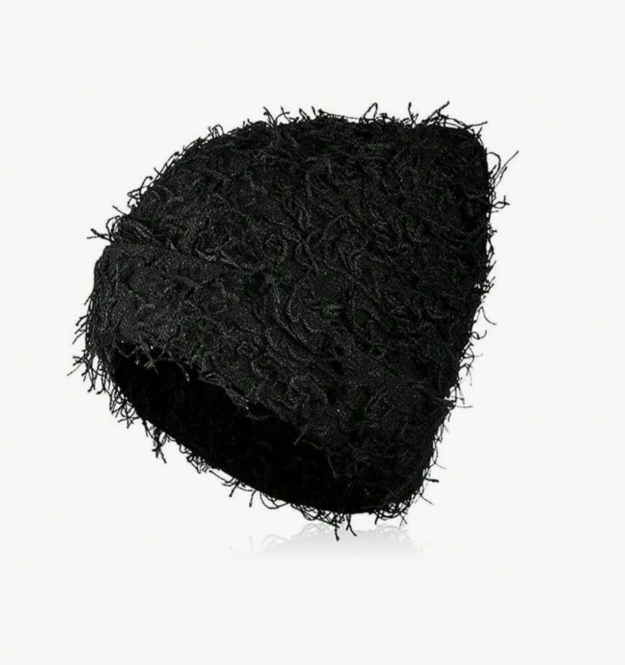 Fuzzy Knit Beanie