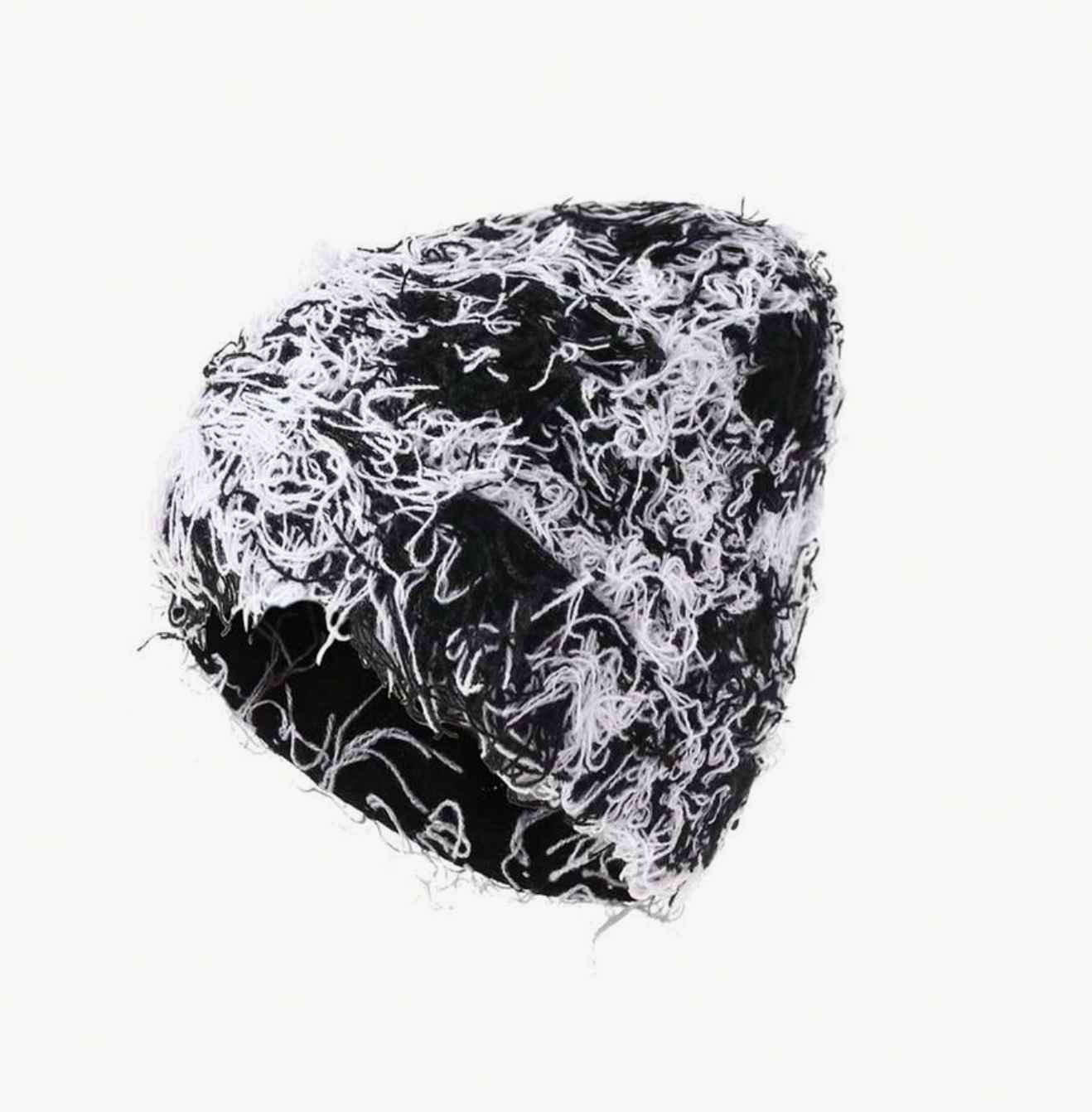 Fuzzy Knit Beanie