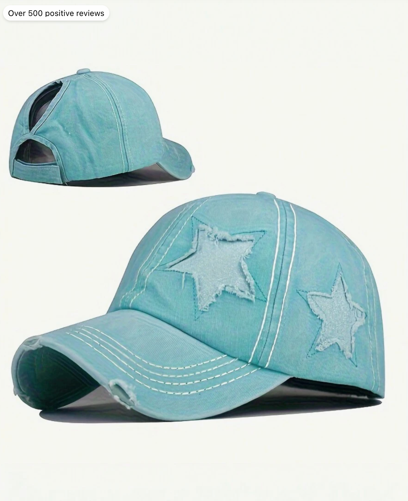 Adjustable Embroidered Star Cap