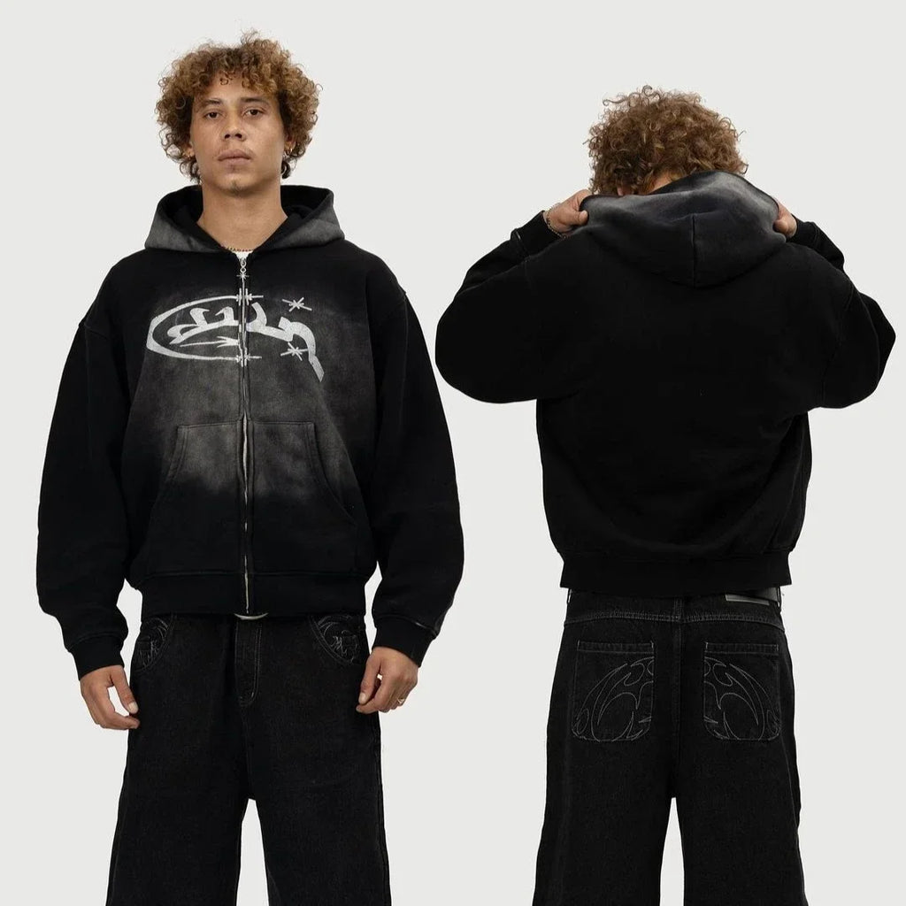 Vintage Zip-Up Sweater